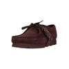 Mokassin CLARKS "Wallabee Gore-Tex", Damen, Gr. 37, braun (braun, lila), Leder, casual, Schuhe, mit integriertem GoreTex-Membran