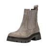 Stiefelette GABOR "Gabor Stiefelette Veloursleder/Textil", Damen, Gr. 41, grau, Veloursleder, Textil, casual, Schuhe