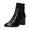 Stiefelette REGARDE LE CIEL "Regarde Le Ciel Stiefelette Leder", Damen, Gr. 40, schwarz, Leder, casual, Schuhe