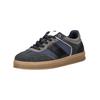 Sneaker BULLBOXER "Bullboxer Sneaker Leder", Herren, Gr. 46, navy, grau, Leder, casual, Schuhe
