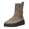 Stiefelette GABOR COMFORT "Gabor Comfort Stiefelette Veloursleder", Damen, Gr. 42, braun, Veloursleder, casual, Schuhe