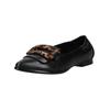 Slipper REGARDE LE CIEL "Regarde Le Ciel Slipper Leder", Damen, Gr. 40, schwarz, Leder, casual, Schuhe