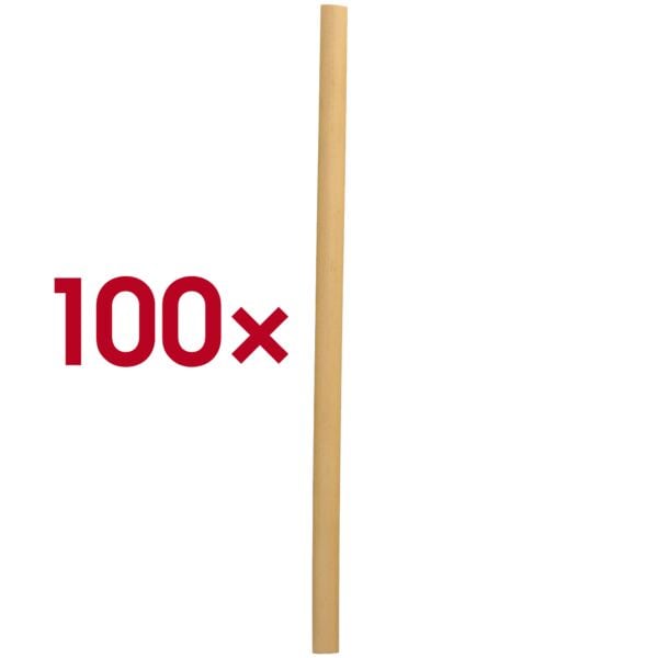 Papstar Strohhalme aus Schilf »pure Cocktail-Trinkhalme 20cm« 100 Stück grün Image