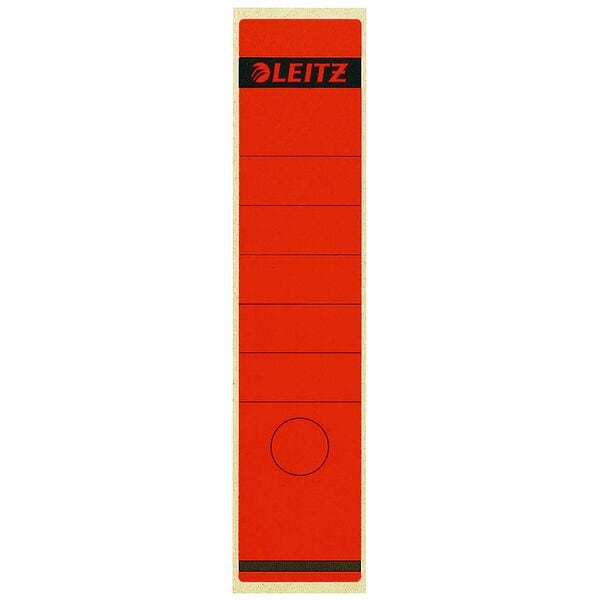 Leitz Ordner-Rückenschilder »1640« 8 cm 100 Stück rot, 8 cm Image