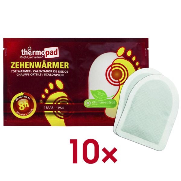 Thermopad 10er-Pack Zehenwärmer selbstklebend Image