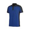FHB Polo-Shirt KONRAD Größe M zweifarbig royalblau/schwarz