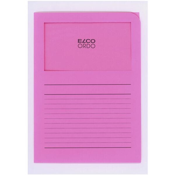ELCO Sichthüllen »Ordo classico« A4 rosa Papier 100 Stück rosa Image