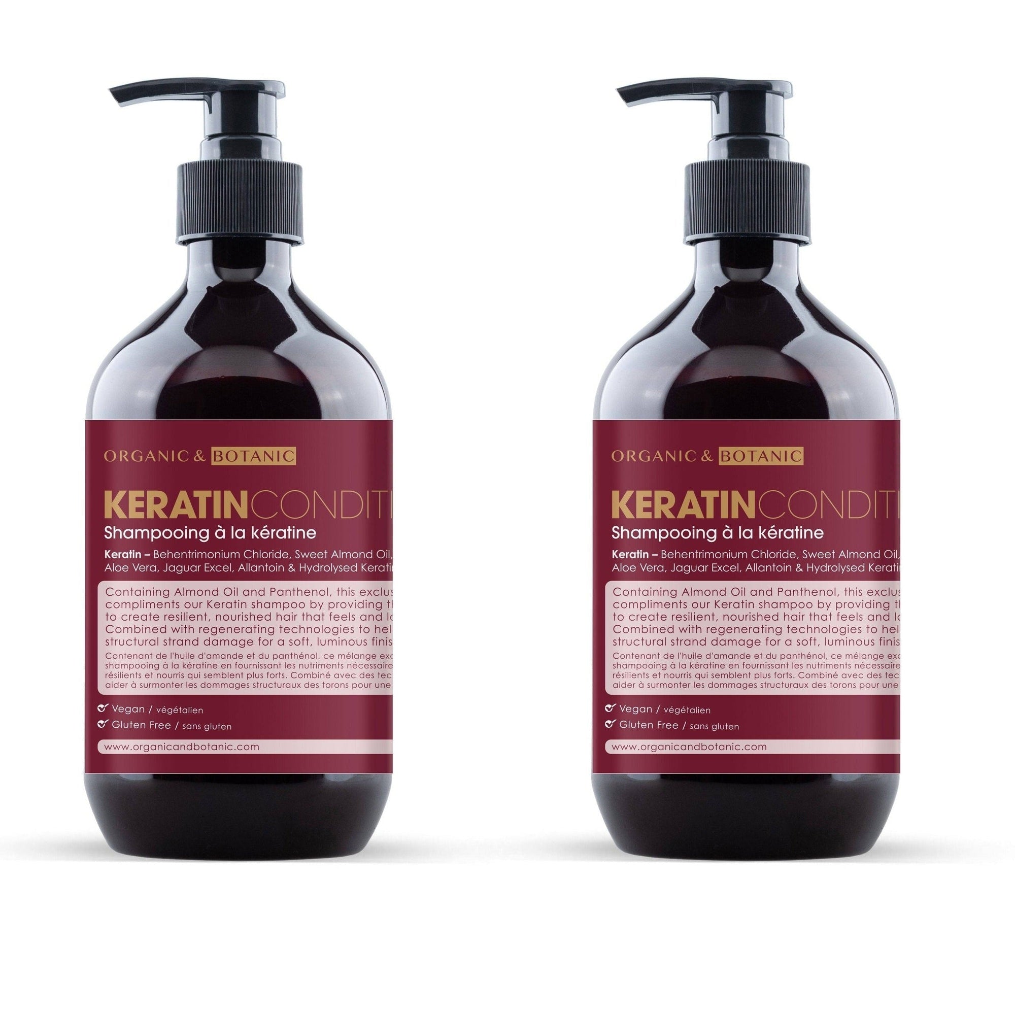 Organic & Botanic Keratin Conditioner 500 ml x 2 Duo-Pack Image