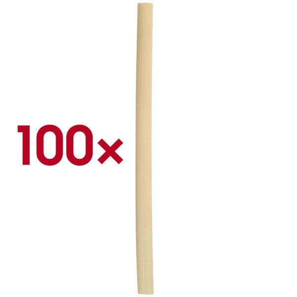 Papstar Strohhalme aus Schilf »pure Cocktail-Trinkhalme 15cm« 100 Stück Image
