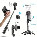 Magsafe Treppiede Magnetico Selfie Stick Tasca portatile Bluetooth Wireless Remote Selfiestick Monopiede per iPhone Mobile Phone