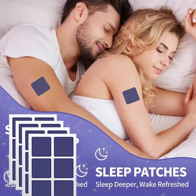 12pcs Adult Household Sleeping Patches Relieve Stress Promote Sleep Hypnotic Artifact Adult Soothing Decompression Massage Relax