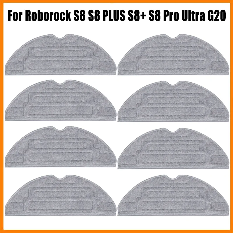 Für Roborock S8 S8 + S8 PLUS S8 Pro Ultra G20 Vibration Mopp Pad Staubsauger Roboter Mopp Lumpen Teile mopp Tücher Zubehör Image