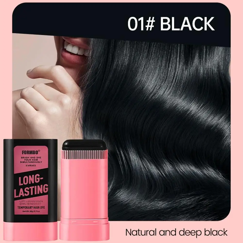 Einweg-Haarfärbestift, temporäre Haarfärbecreme, Friseurstab, Einweg-Haarfärbestift, temporärer Haarfärbestift, abgedeckt Image