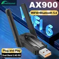 Kebidumei 900Mbps WiFi USB Bluetooth 5.4 Adattatore 2.4G/5G Dual Band WiFi Dongle Scheda di rete wireless per PC portatile Windows 10/11
