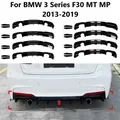 Diffusore labbro posteriore per BMW Serie 3 F30 MT MP 2013-2019 Auto Paraurti posteriore Spoiler Diffusore labbro con/senza kit corpo luce freno