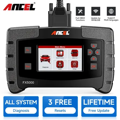ANCEL FX5000 Professioneller OBD2-Scanner, EPB-Öl-Reset, ABS, Blutungen, OBD 2, Kfz-Scanner, alle System-Diagnose-Scan-Tools