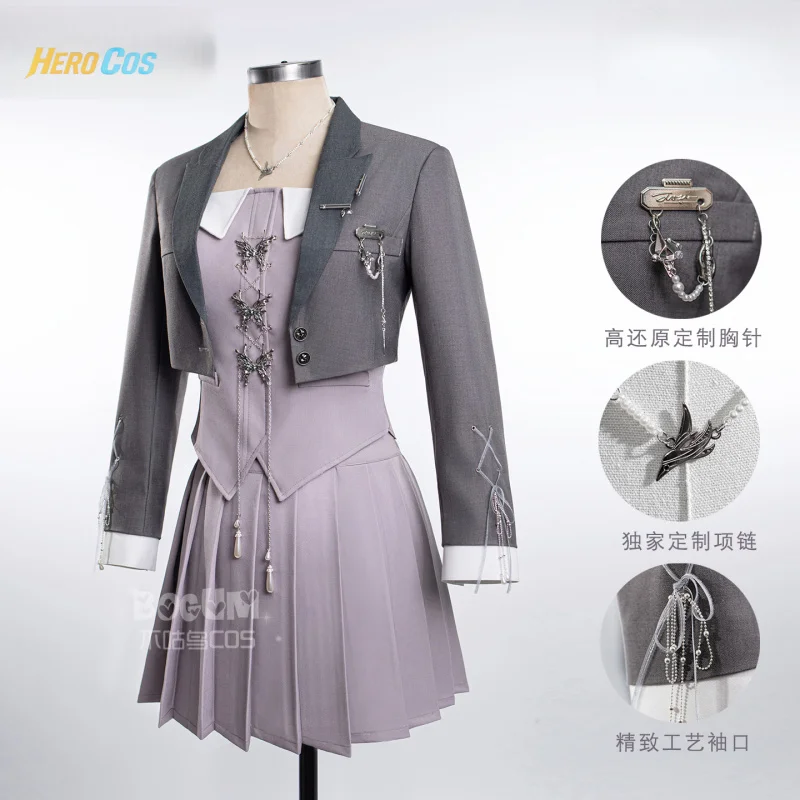 Spiel Liebe und Deepspace Heroine Cosplay Kostüm Uniform Kleid Halloween Party Rolle Spielen Outfit Frauen HERO Cos Image