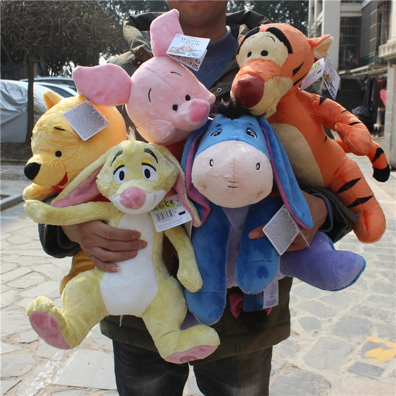Auf Lager: Winnie Puuh Bär und Tigger, Eeyore Esel, Piglet, Puuh Bär Plüschtiere, Geschenk für Jungen und Mädchen, Geburtstagsgeschenk Puppe Image