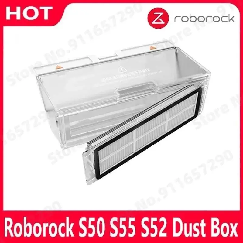 Für Xiaomi Mi Roboter 2st Roborock S55 S51 S50 Staub Box Geeignet Staubsauger Teile Hepa-Filter Ersatz Ersatz Zubehör Image