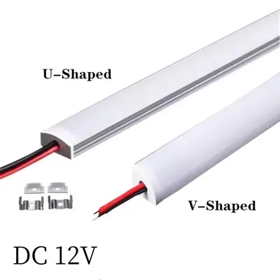 LED cabinet bar light 5730 5630 36LEDs Kitchen light under furniture 12V DC 50cm profile aluminum led hard strip Linear lights