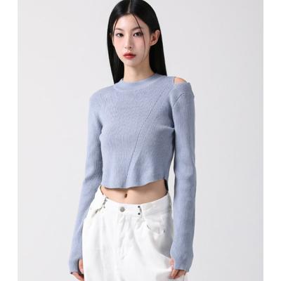 avan Tati Hole Round Knit SORA