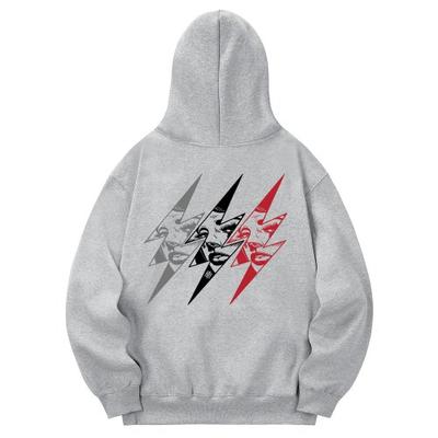 kan6312 KHG0199 Spark Girls Fleece Hoodie Gray