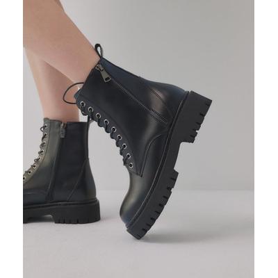 saltandchocolate Lace Up Ankle Walker Boots 412146006