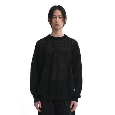 oy MESH OPYD KNIT-BLACK