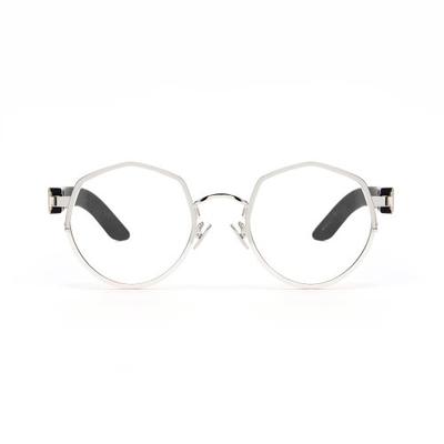 grafikplastic angle05_chrome_pentagonal metal glasses