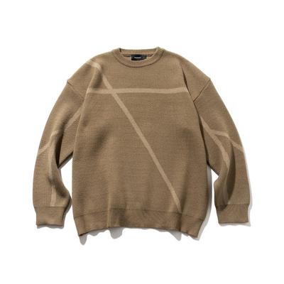 massnoun Cross Incision Line Knit MFTNT001-BG