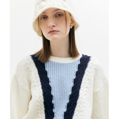 lartigent LX CABLE COLOR KNIT