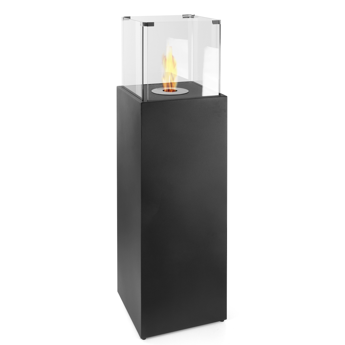 Moritz Ethanol Kamin I großer Standkamin I 121 x 35 x 35 cm I Säule I 1 Liter Brenner I Bioethanol Kamin I Bio Ethanol Kaminofen Indoor Outdoor Image