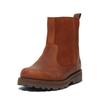 Winterstiefel TIMBERLAND "COURMA KIDMID WARM LINED BOOT", Damen, Gr. 40, medium braun, Leder, sportlich, Schuhe, Stiefelette, Winterschuhe,gefüttert& wärmend
