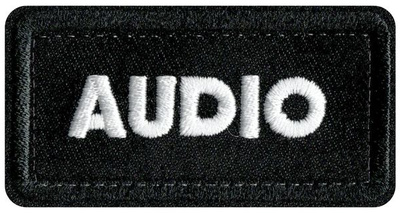 CRDBAG Patches Audio 3 Pcs