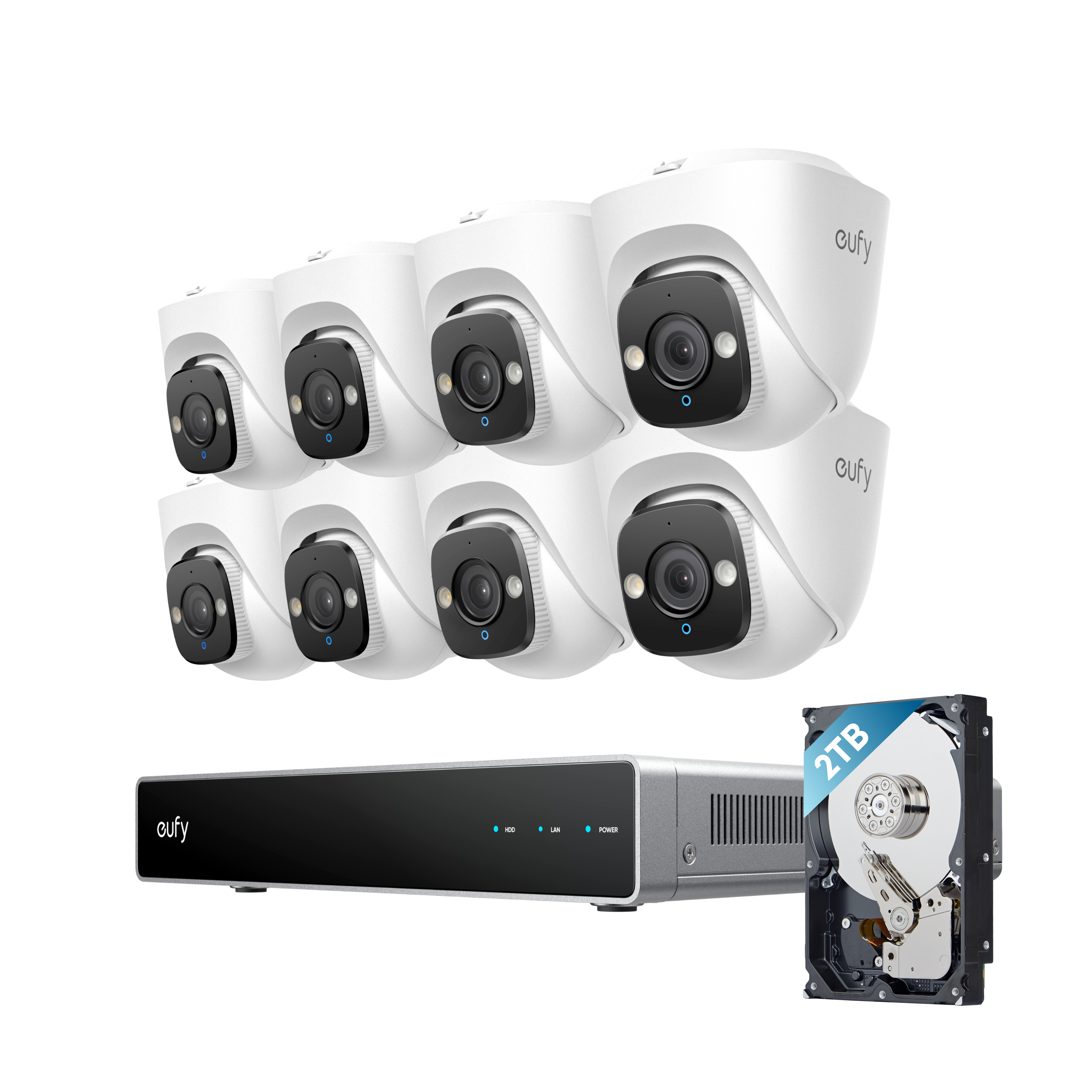 eufy PoE NVR CCTV Security System E41 (8 PoE Cam Kit)