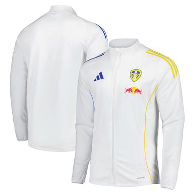 Leeds United adidas Trainings-Trainingsjacke – Weiß Image