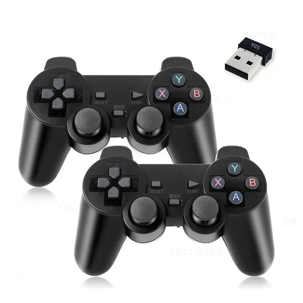 Manette de jeu sans fil 2,4 GHz pour PC/TV Android - Contrôleur de jeu compatible avec les consoles de jeux vidéo M8, GD10 et X2