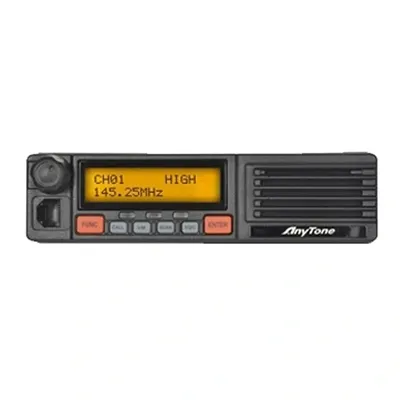 Anytone AT-5189 Car Radio 60w High power UHF VHF Mobile Base Station walkie talkie 100km long range 250 channels two-way radio