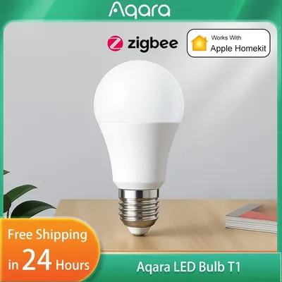 Aqara LED Bulb T1 Zigbee Smart Adaptive Bluetooth Light Bulb E27 2700K-6500K 220-240V For Xiaomi Smart Home Mi Home Homekit App