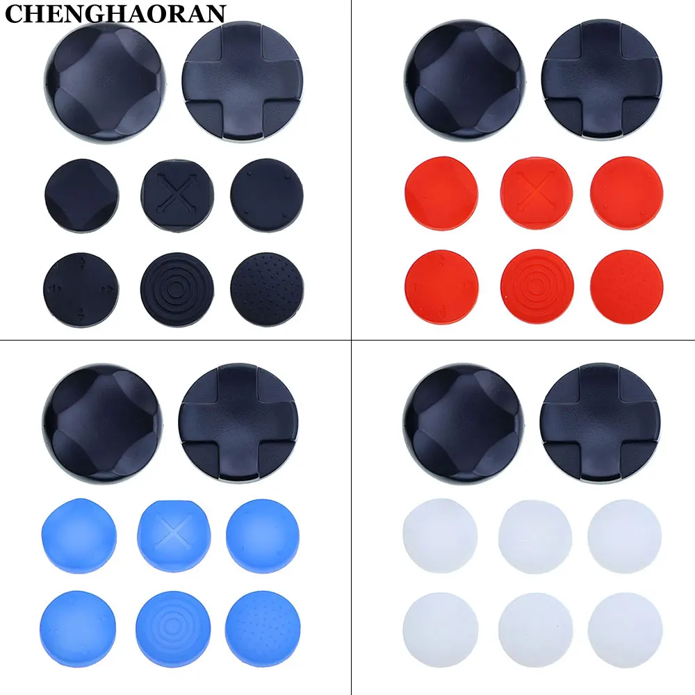 D-pad Move Action Button Cross Direction Key For Sony Psvita PS Vita PSV 1000/2000 Silicone Joystick Cover Thumbstick Grip Caps