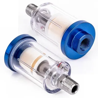 Oil-Water Separators Mini Water Air Filter Air Compressor Moisture Trap Air Filter Separator Regulator Gauge