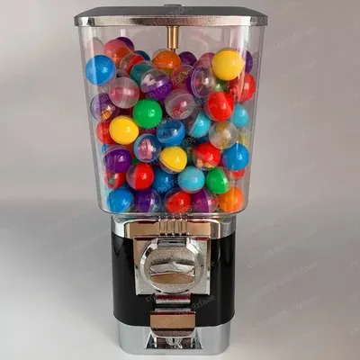 Praktischer Bounce Ball-Verkaufsautomat mit Münzbox für Süßigkeiten