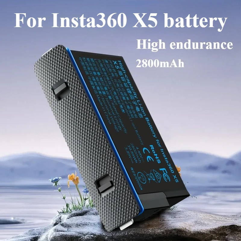 Für Insta360 X5 Batterie 2800 mAh für Insta 360X5 Panorama Motion Kamera Batterie Power Zubehör Image