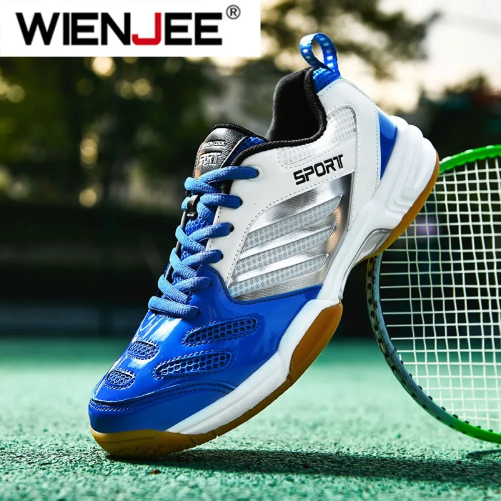 Badminton-Schuhe, Court-Tennis-Turnschuhe für Training, Volleyball, drinnen und draußen, professionell, für Herren und Damen, atmungsaktiv, Sport, große Größe