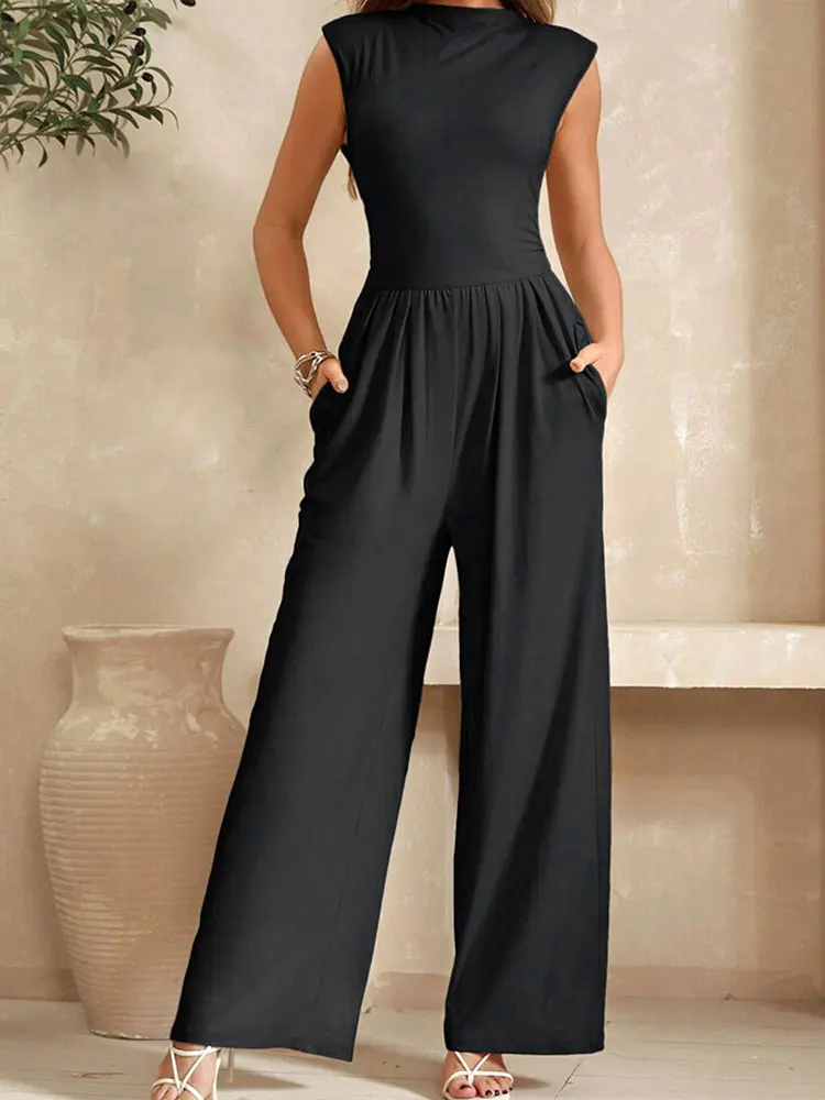 Schwarz Sexy Frauen Overalls Sommer Neue Streetwear Fashion Reißverschlüsse Beiläufige Dünne Overalls Elegante Weibliche Club Party Einfache Kleidung Image