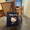 Kawaii Hello Kitty Anime Tote Sanrio Cartoon Umhängetaschen Große Kapazität Handtaschen Casual Satchel Damen Mode Rucksäcke Geschenke