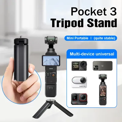 Mini-Stativ für DJI Pocket 2 3 GoPro Action 5 4 Kamera Insta360 für DJI Osmo Mobile 7/7P/6/5/4 Stabilisator Gimbal Desktop-Stativ