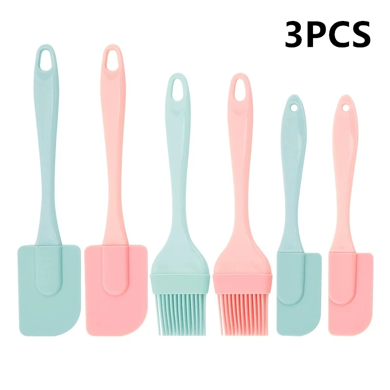 Silikon Kuchen Schaber Küche Antihaft Kuchen Creme Spatel Küche Kochen Gebäck Schaber Form Pinsel Werkzeug Backen Zubehör Image