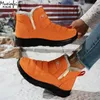 Damen-Winterstiefel, Baumwollschuhe für Damen im Jahr 2022, dicke und warme Schneestiefel, Übergröße, modische Damen-Kurzstiefel, Größe 35–45