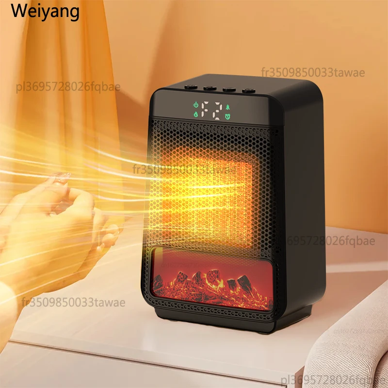 Elektrische Heizung, 1000 W, tragbare Heizventilatoren, Heißluftgebläse, PTC-Heizlüfter, konstanter Wärmer, Heizlüfter für Badezimmer, Heimbüro